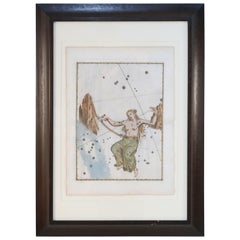 Set von 20 handkolorierten Renaissance-Stickern von Sternkarten aus der Astronomie