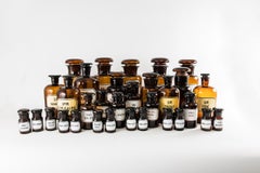 Set Of 204 Vintage Pharmacy Bottles And Laboratory Glassware