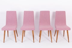 Set of 20th Century Pink Mélange Rajmund Halas Chairs, 1960s