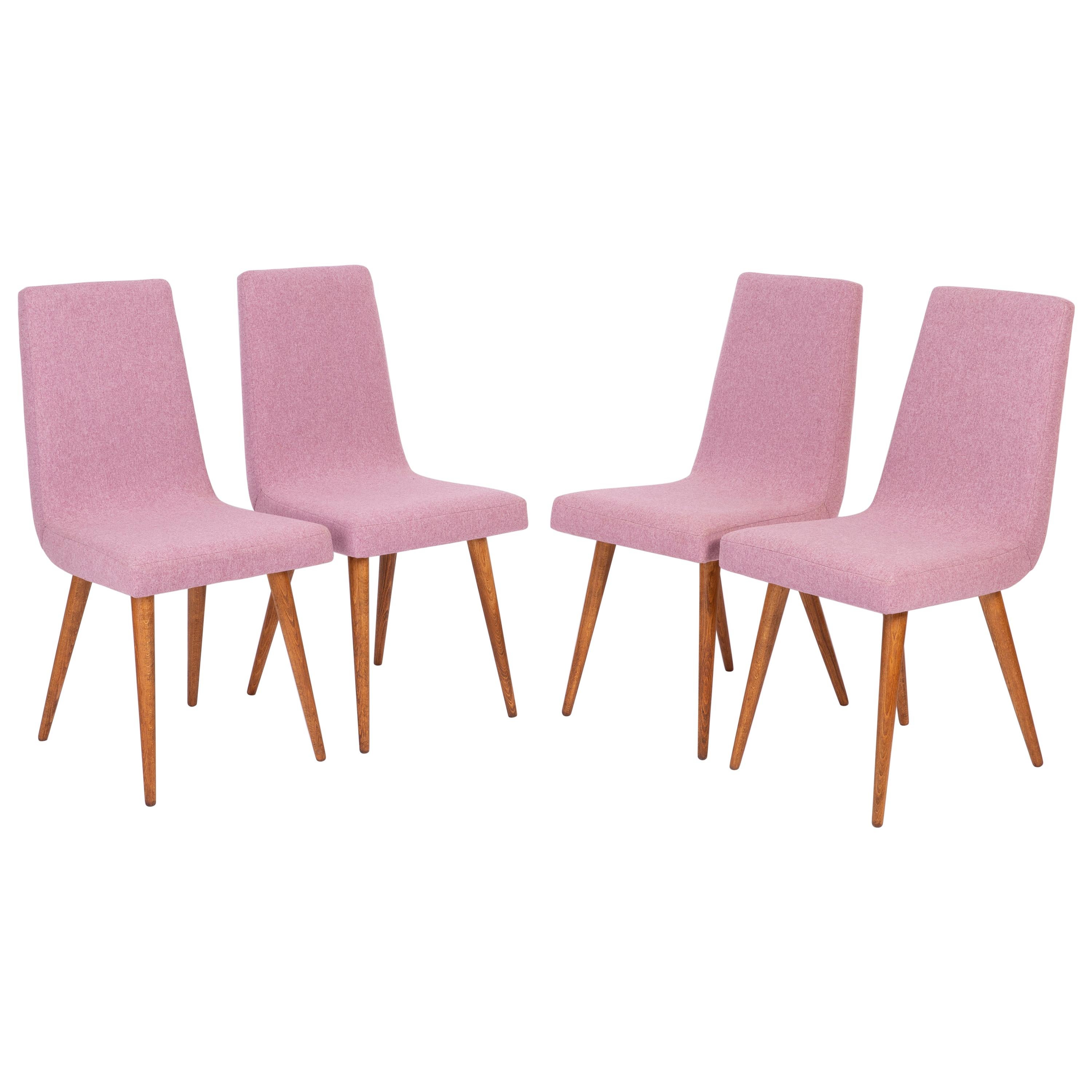 Set of 20th Century Pink Mélange Rajmund Halas Chairs, 1960s