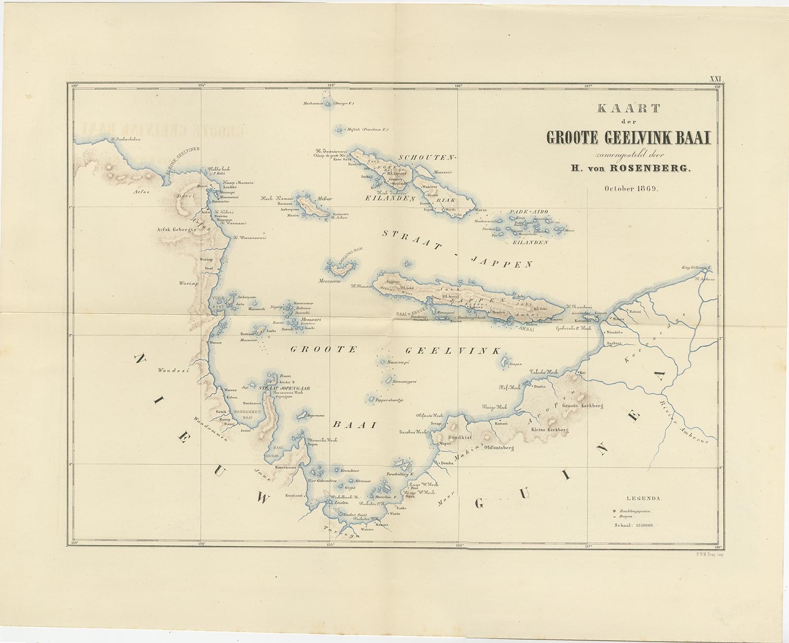 Set of 21 Antique Prints Illustrating the Travels to Cenderawasih Bay, 1875 For Sale 14