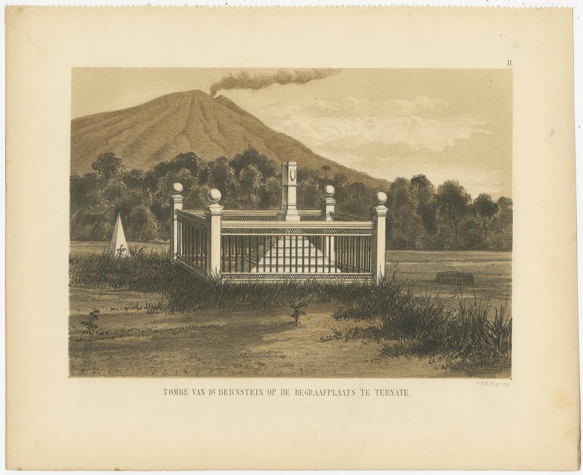 Set of 21 Antique Prints Illustrating the Travels to Cenderawasih Bay, 1875