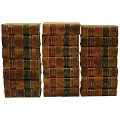 Ensemble de 21 livres de droit reliés en cuir « U.S. Supreme Court Reports », vers 1901