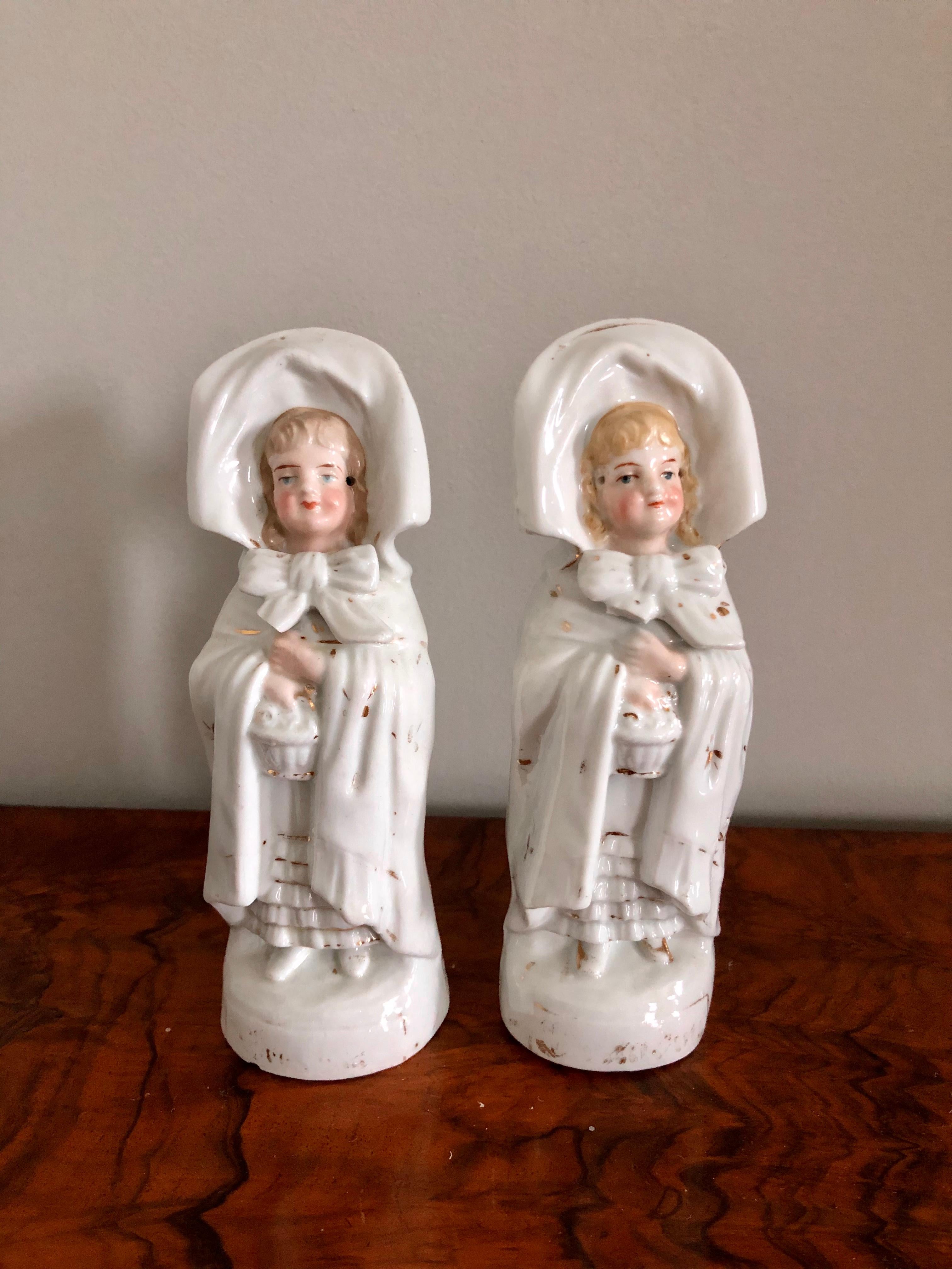 German Set of 24 Antique Continental Porcelain Figurines For Sale