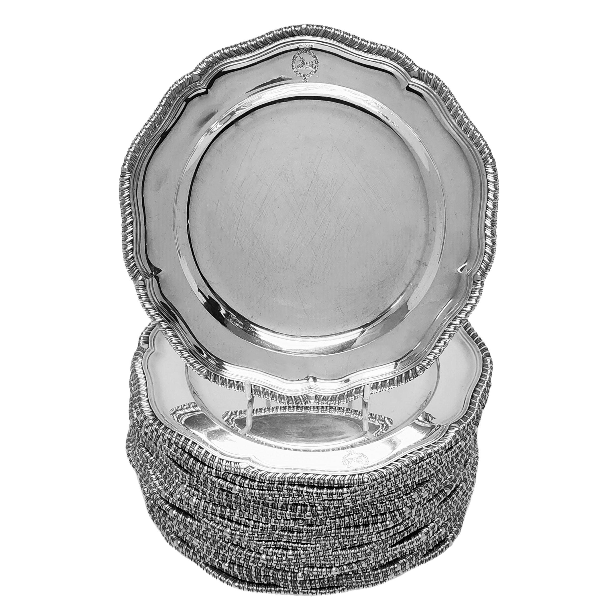 Silver antique plates discount
