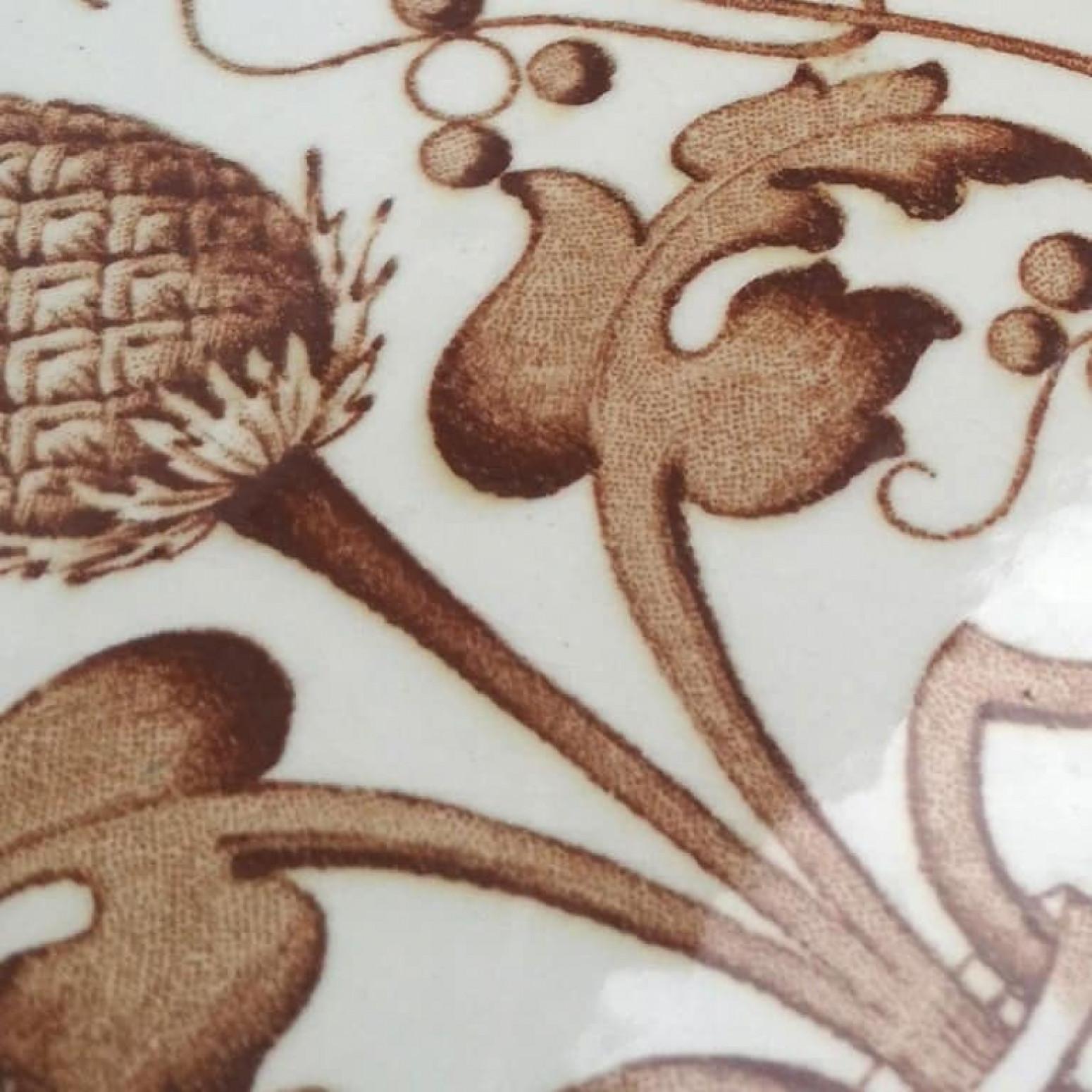Early 20th Century Set of 24 Art Nouveau Glazed Tiles, Belgium, 1920 For Sale