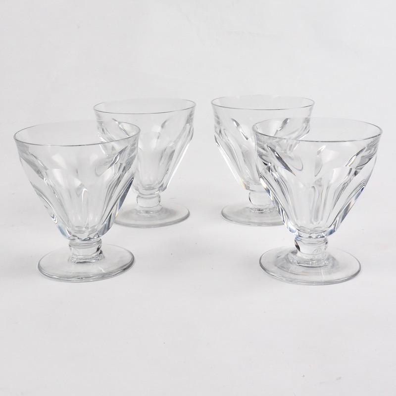 Set of 24 Baccarat Crystal Talleyrand Wine, Water and Liqueur Glasses For Sale 3