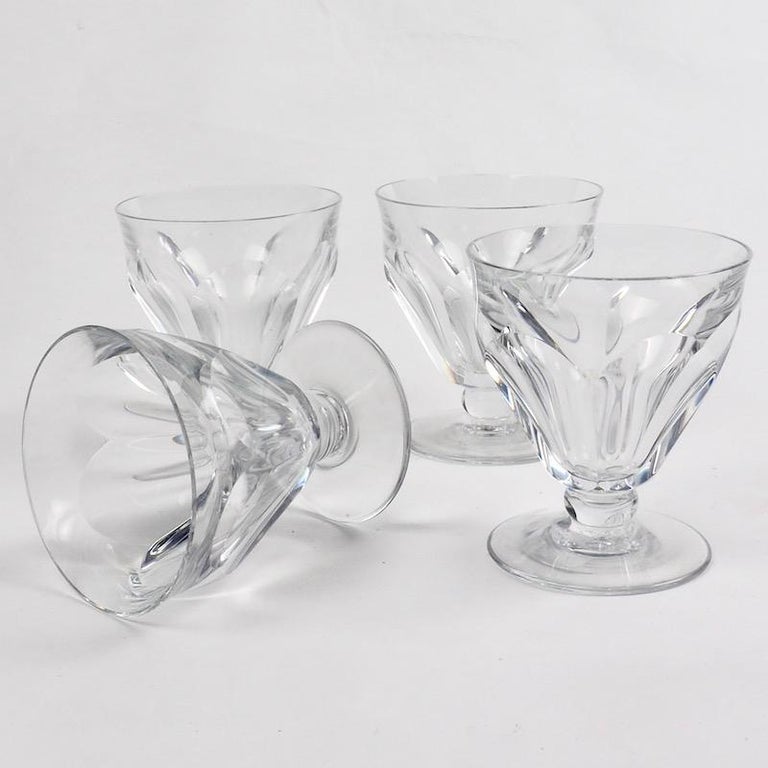 Set of 24 Baccarat Crystal Talleyrand Wine, Water and Liqueur Glasses For Sale 5