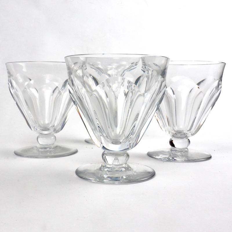 Set of 24 Baccarat Crystal Talleyrand Wine, Water and Liqueur Glasses For Sale 9