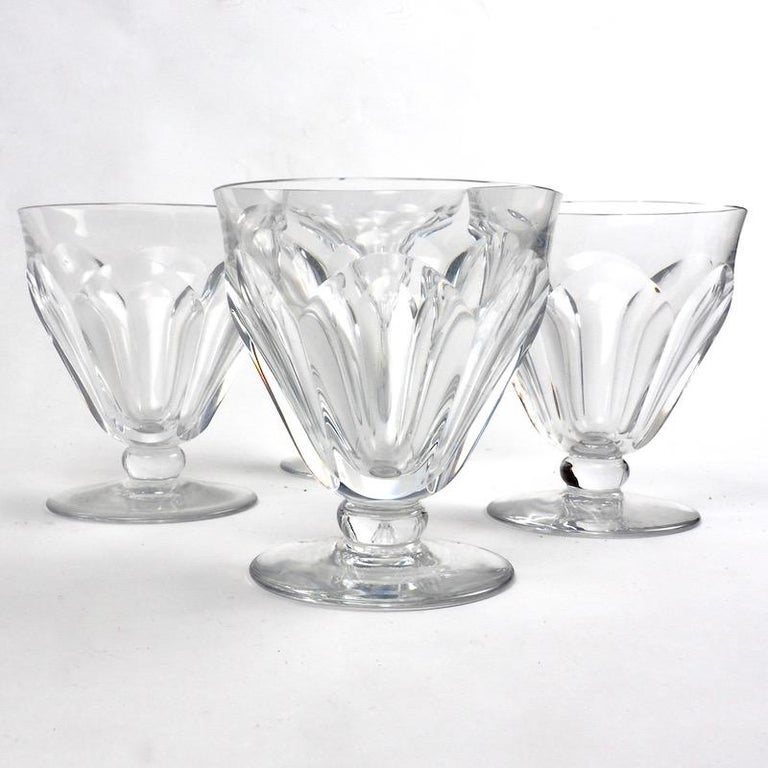 Set of 24 Baccarat Crystal Talleyrand Wine, Water and Liqueur Glasses For Sale 10