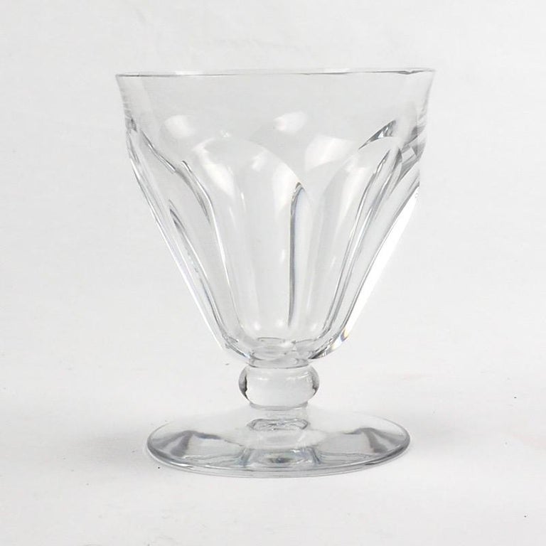 Set of 24 Baccarat Crystal Talleyrand Wine, Water and Liqueur Glasses For Sale 9