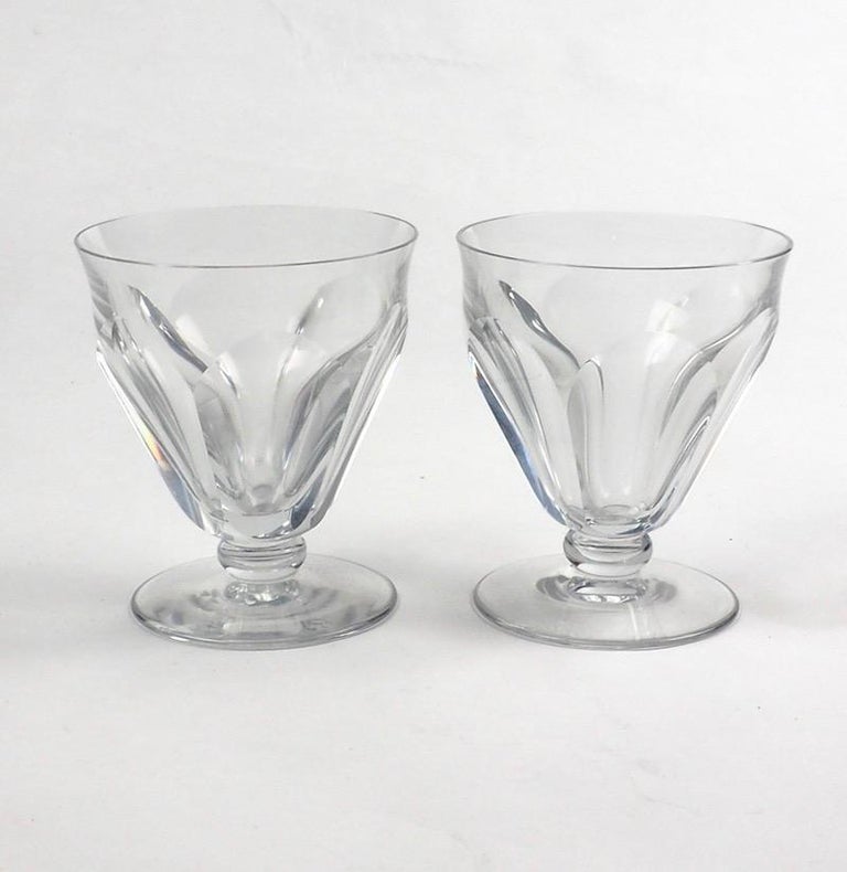 Set of 24 Baccarat Crystal Talleyrand Wine, Water and Liqueur Glasses For Sale 8