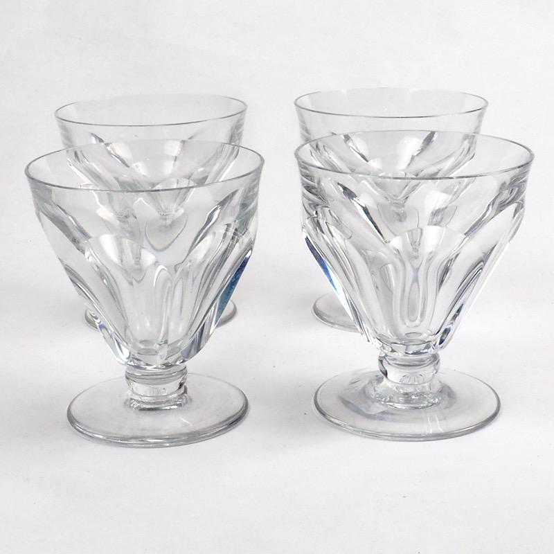 Late 20th Century Set of 24 Baccarat Crystal Talleyrand Wine, Water and Liqueur Glasses