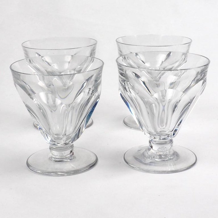 Set of 24 Baccarat Crystal Talleyrand Wine, Water and Liqueur Glasses For Sale 3