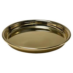 Set of 24 Elegant Brass Coasters, Italian contemporary tableware