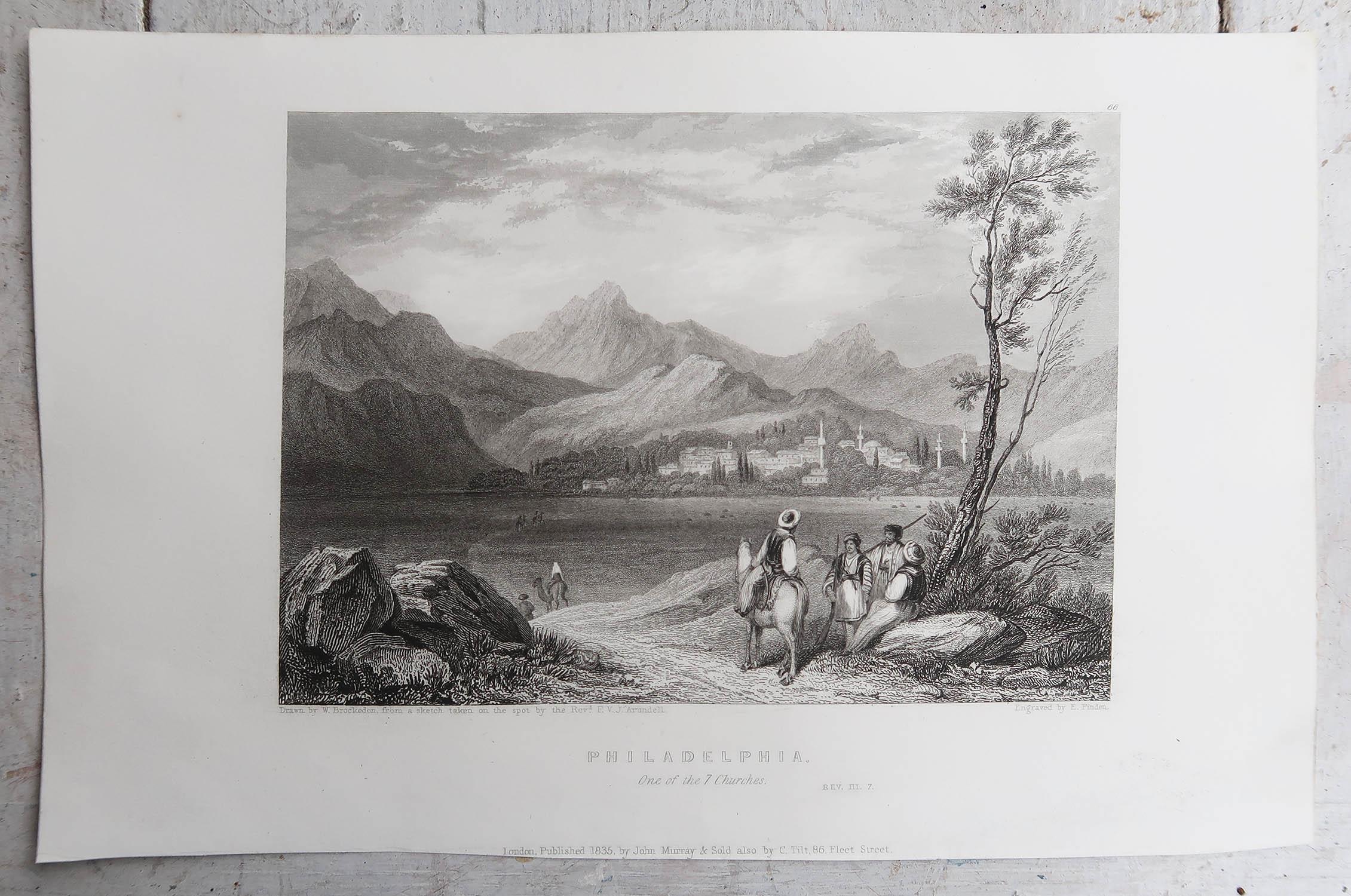 Conjunto de 24 Grabados Antiguos Originales de Levante / Tierra Santa / Oriente Medio. C 1835 Mediados del siglo XIX en venta