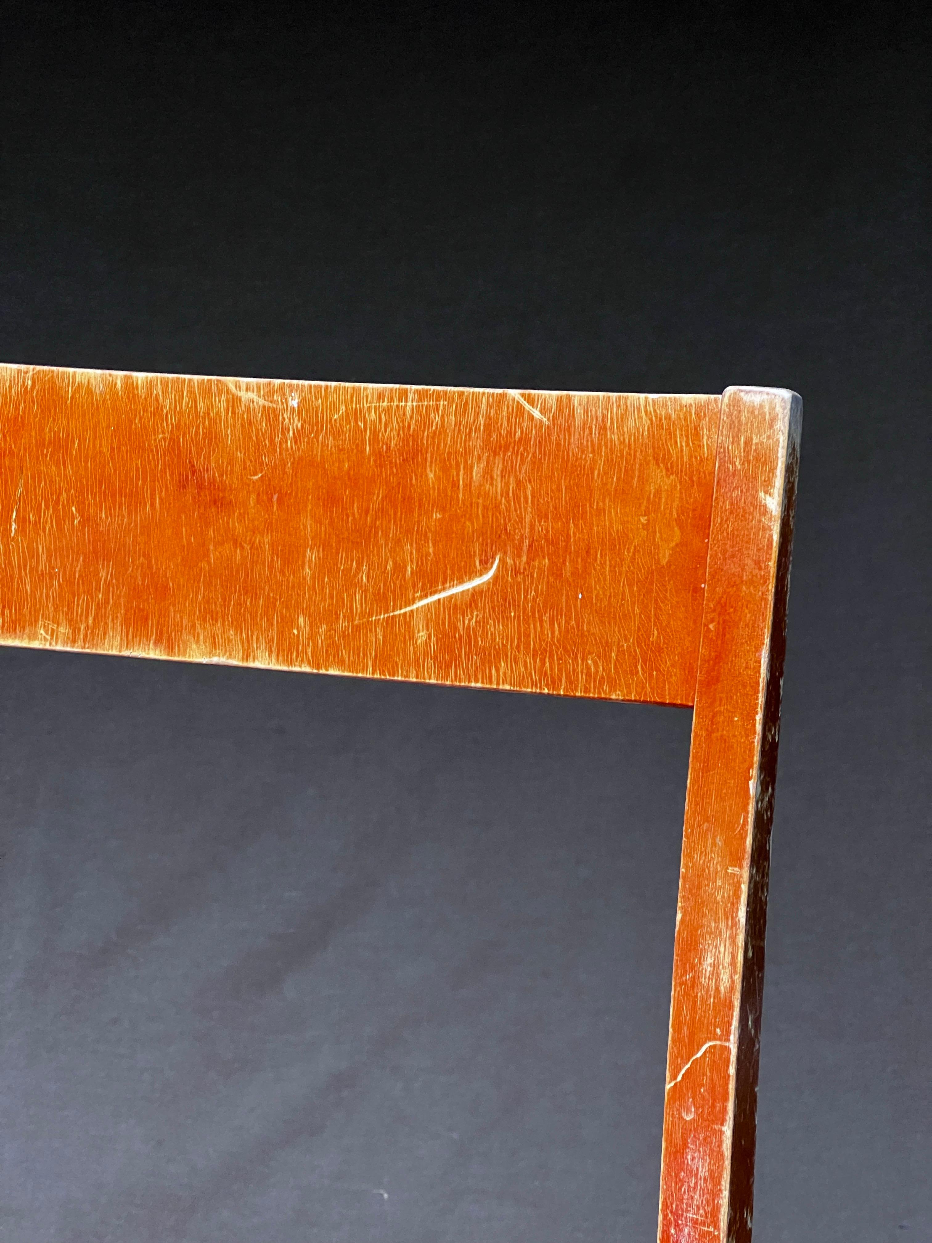 Set of 24 Sven Markelius modernist stacking chairs 1931 based on Aalto design For Sale 4