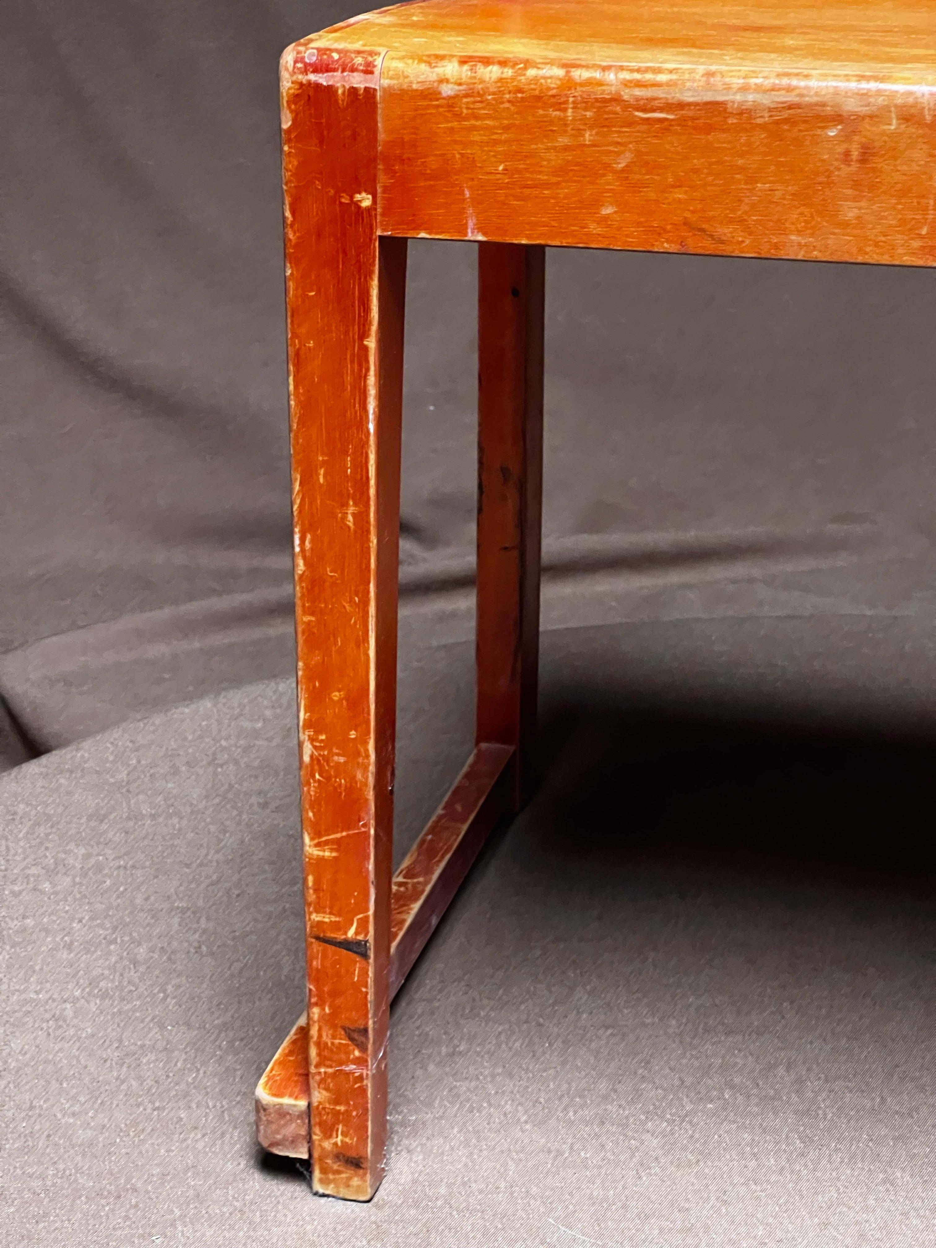 Set of 24 Sven Markelius modernist stacking chairs 1931 based on Aalto design In Good Condition For Sale In Forest, BE