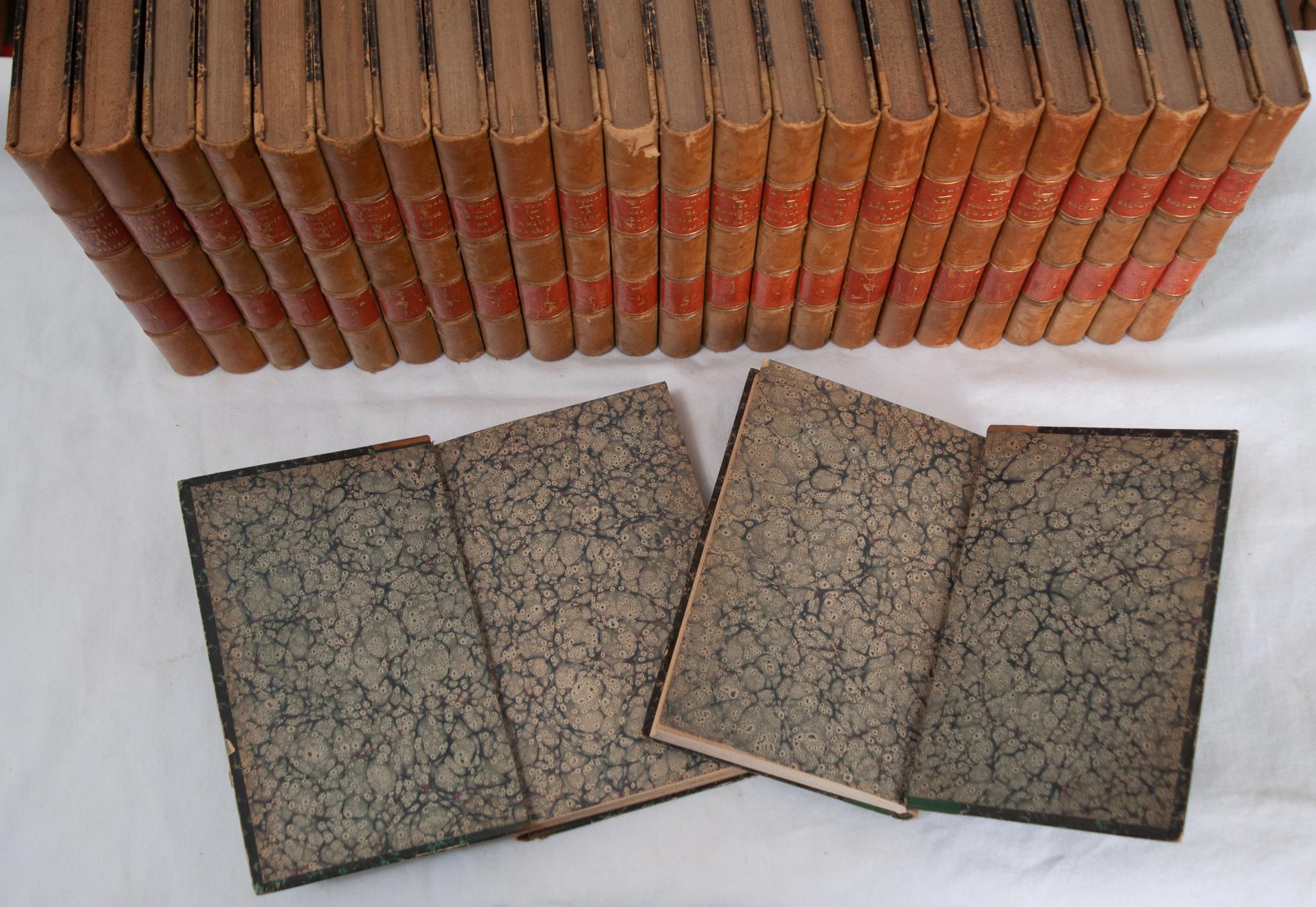 Set of 25 Books by French Author Alexandre Dumas 1