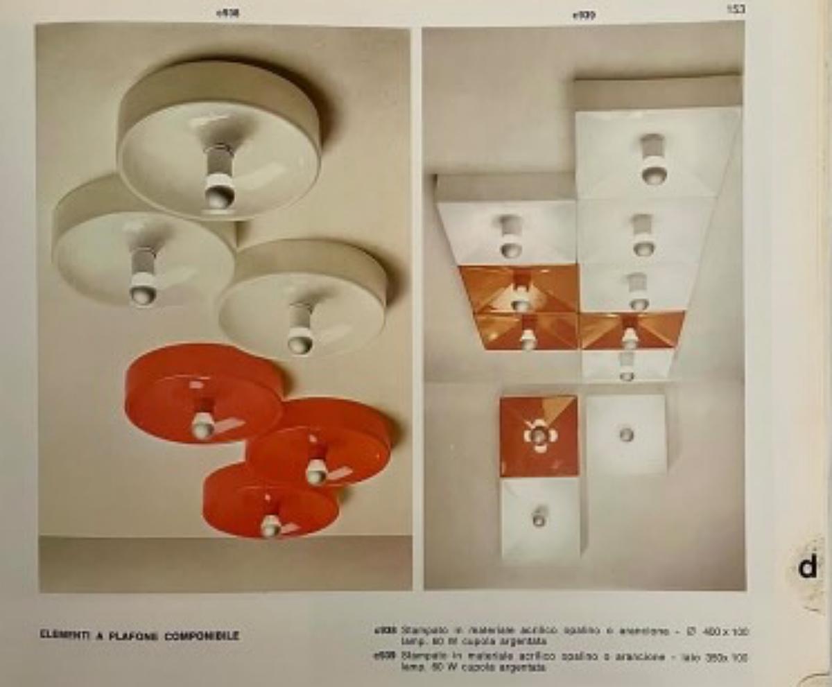 Altro Set of 25 Fiberglass Lamps by Sergio Asti for Candle in vendita