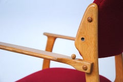 Set of 20 Oak Furniture Plugs for Erik Buch Model 50 and Other Armchairs