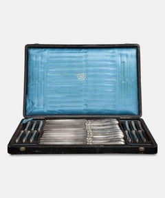 Set of ‘25’ Silver Knives, France, circa 1890