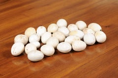 Set of 25 Sylvan England 20th Century Pottery Dummy Eggs with Marker's Mark