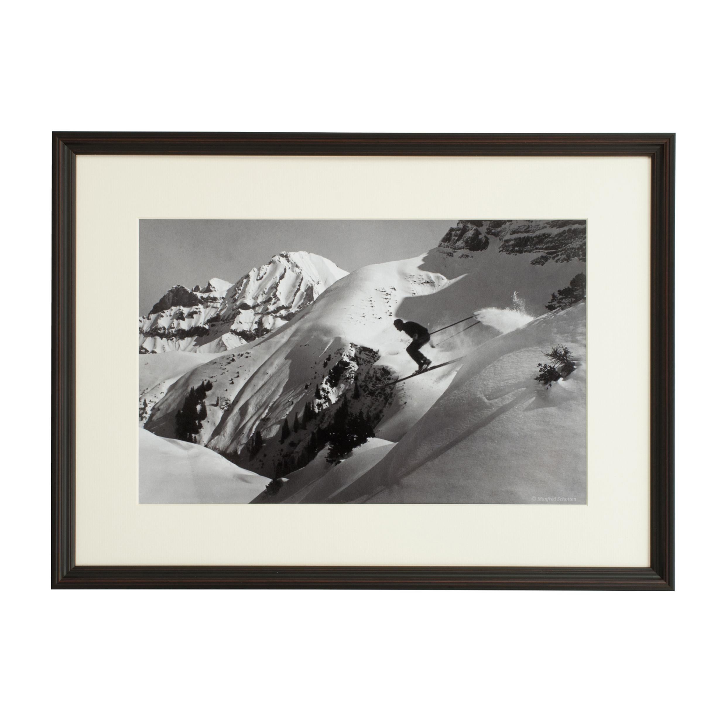 Sporting Art Ensemble de 26 photographies de ski, style des années 1930 en vente