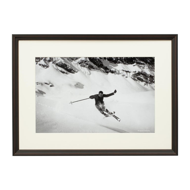 Mid-20th Century Set of 26 Ski Photographs, 1930's Style For Sale