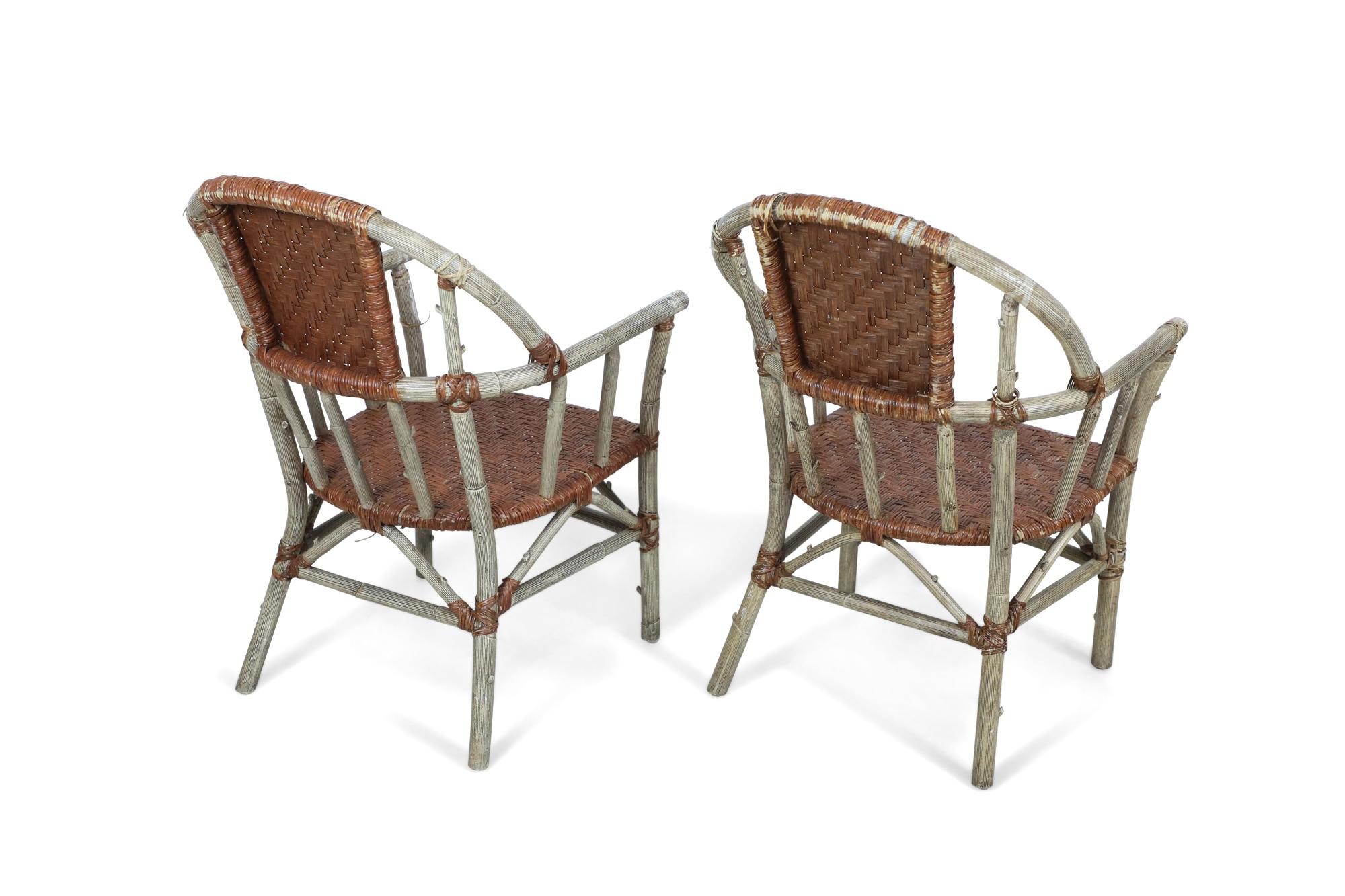 20th Century Set of 27 American Wicker and Birch Armchairs Chairs For Sale