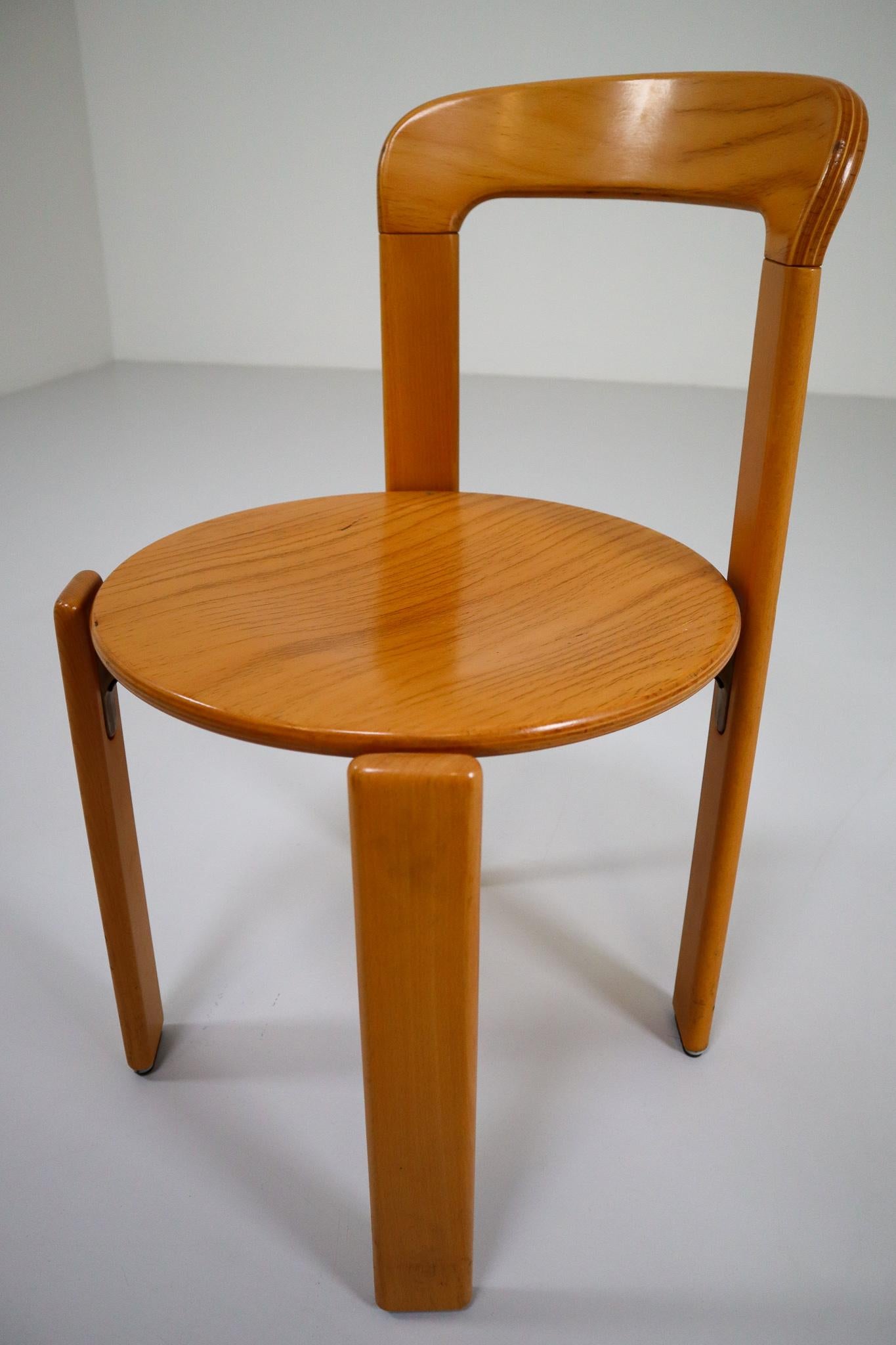 Swiss Set of 28 Dining Chairs by Bruno Rey for Kusch and Co., Switzerland, 1970s