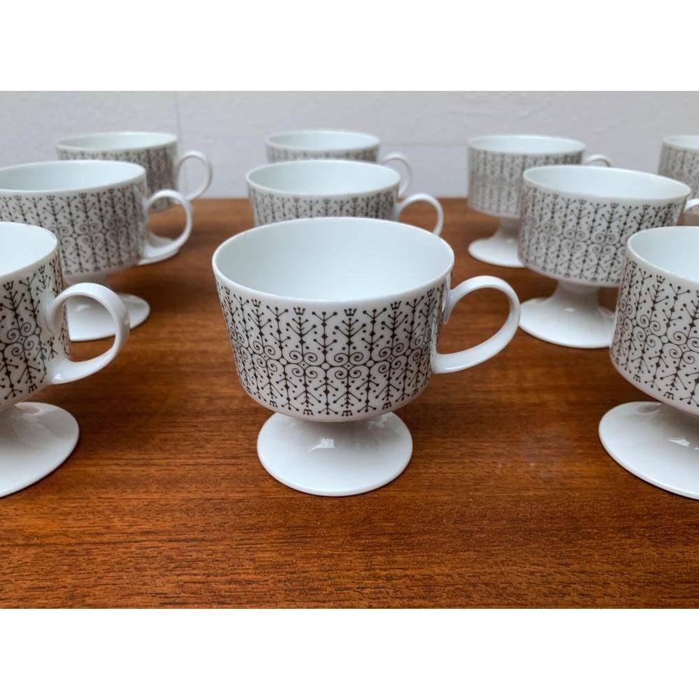 Ensemble de 28 services à café Vintage Composition Secunda Grau par Tapio Wirkkala Excellent état - En vente à Hamburg, DE
