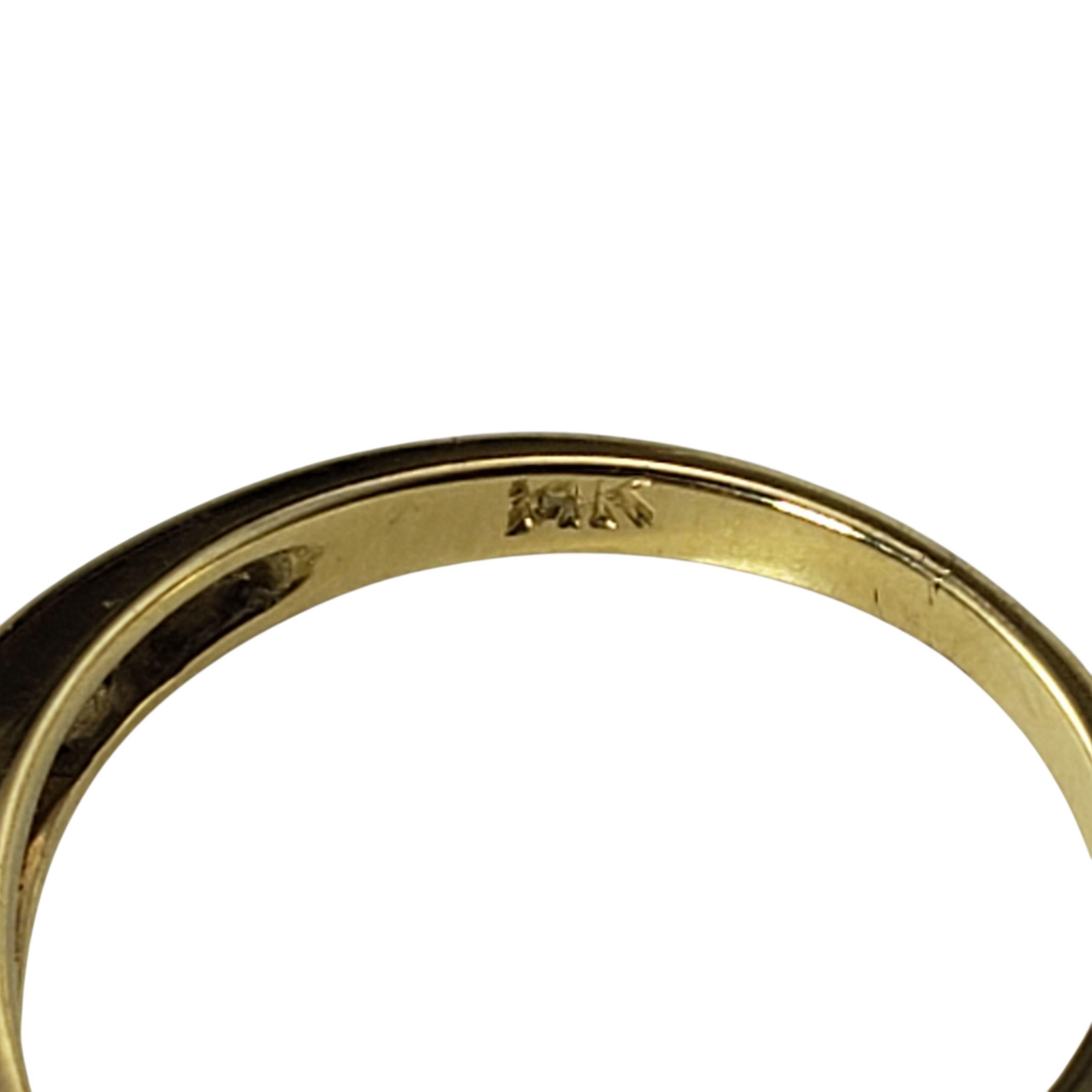 Women's Set of 3 14K Tricolor and Diamond Stacking Rings Size 6.25 #22777 For Sale