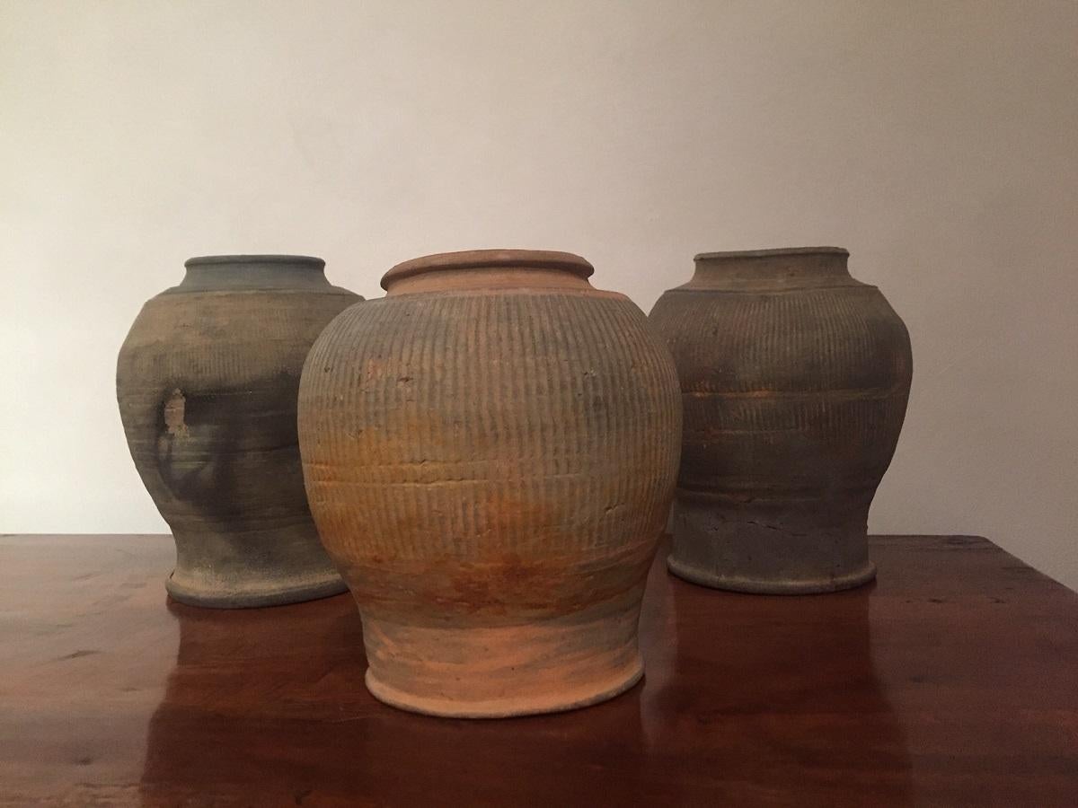 Set of 3 15th Century Vietnamese Pots 1