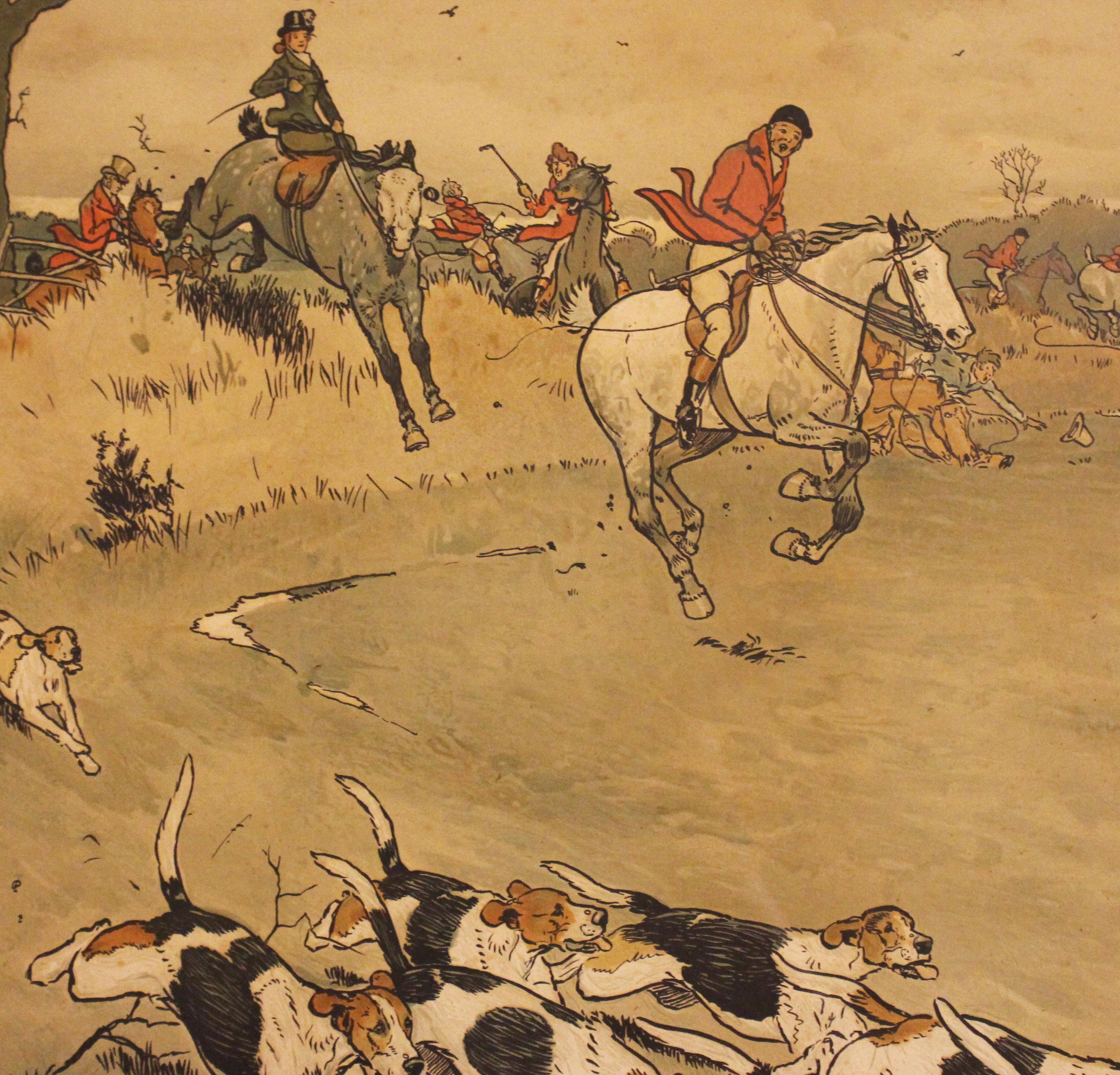Set of 3 1900 English Prints, 