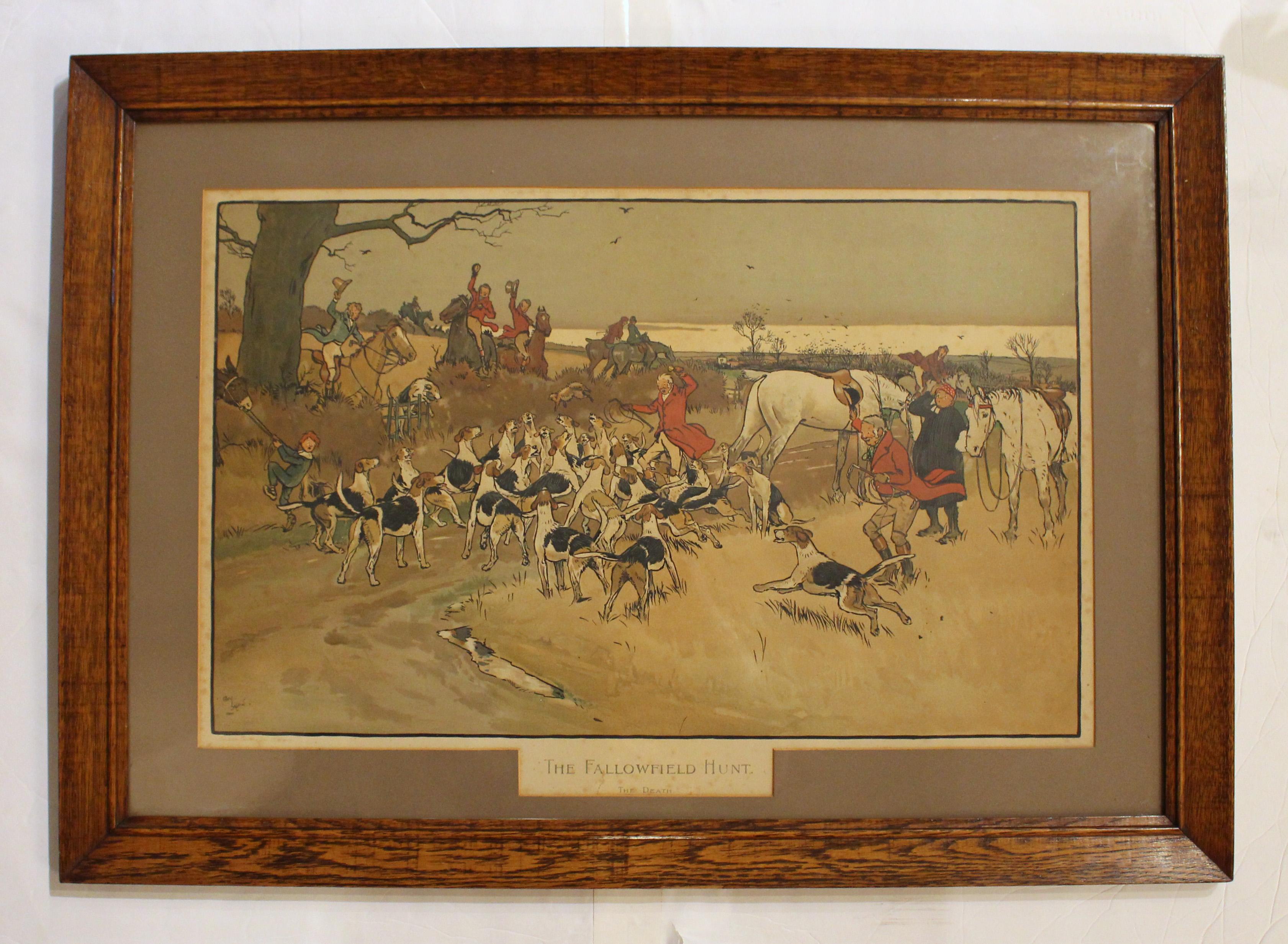 Set of 3 1900 English Prints, 