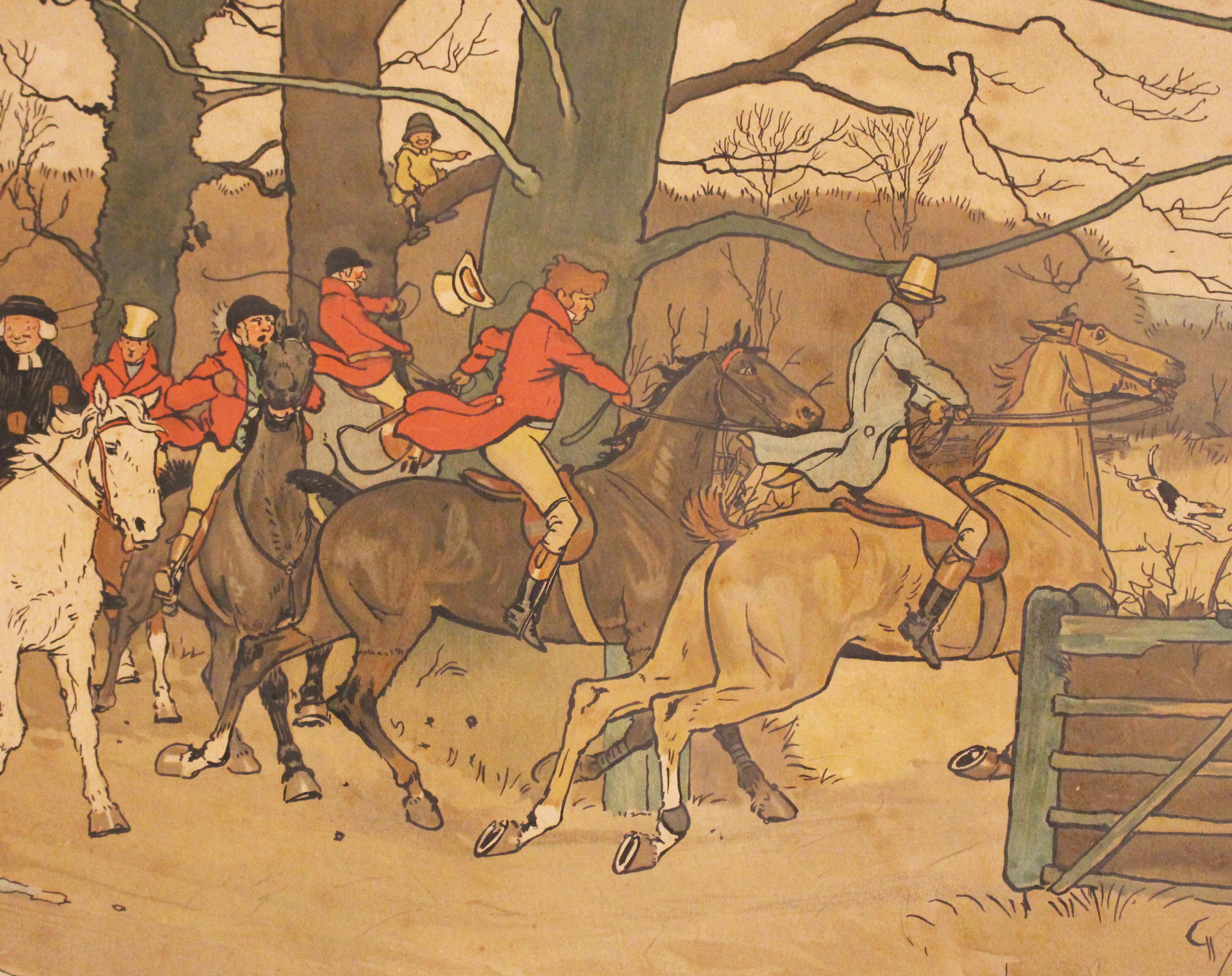 Set of 3 1900 English Prints, 