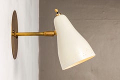 Set of 3 1950s Perforated Italian Sconces in the Manner of Giuseppe Ostuni