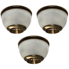 Set of 3 1960s Luigi Caccia Dominioni LSP3 Ceiling or Wall Lights for Azucena
