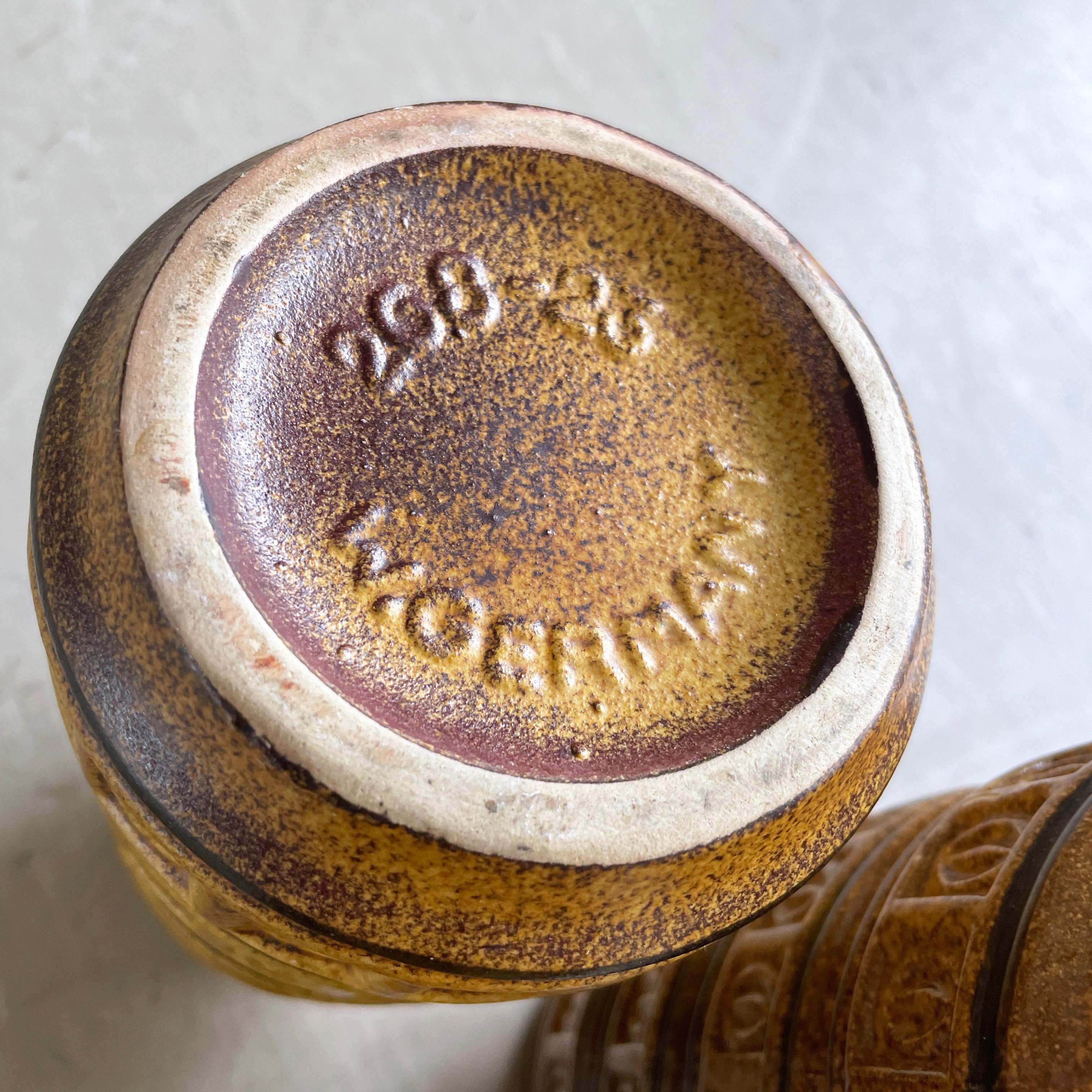 Set di 3 vasi in ceramica di Scheurich Keramik della Germania occidentale degli anni '60 268-23 in vendita 9