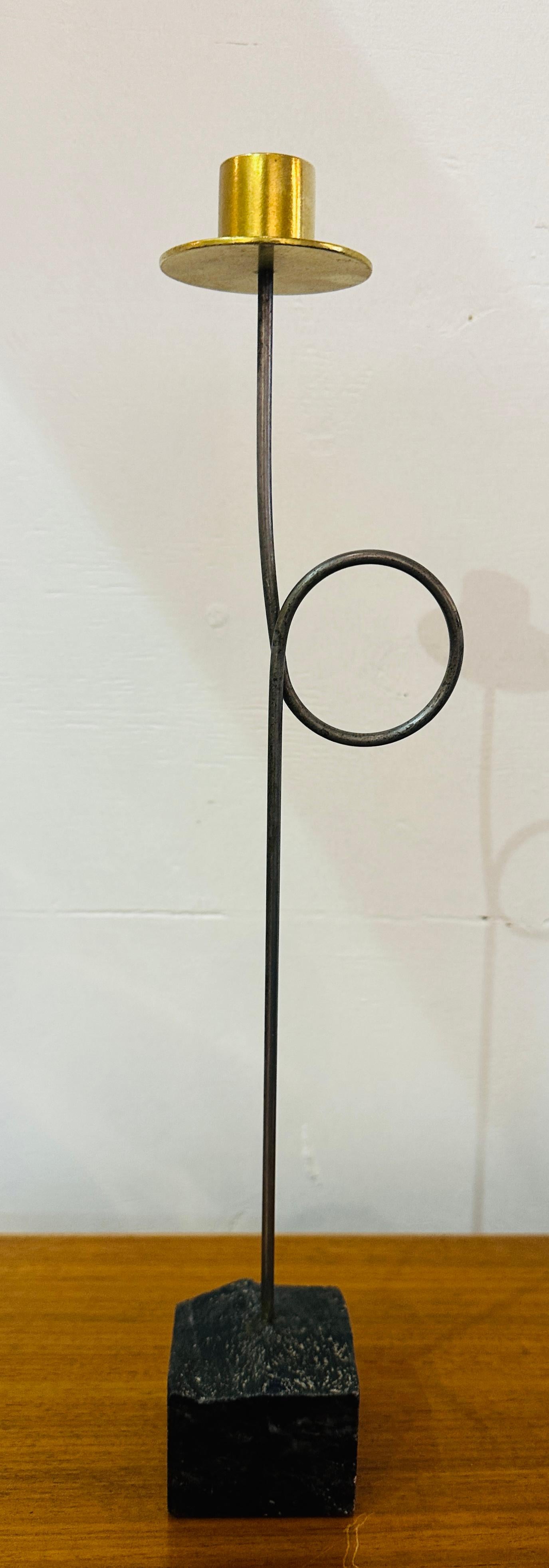 Ensemble de 3 bougeoirs à visages Kräsen Ikea suédois des années 1980 par Ehlén Johansson 4