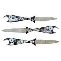 Set of 3 Abalone Fish Bottle Openers