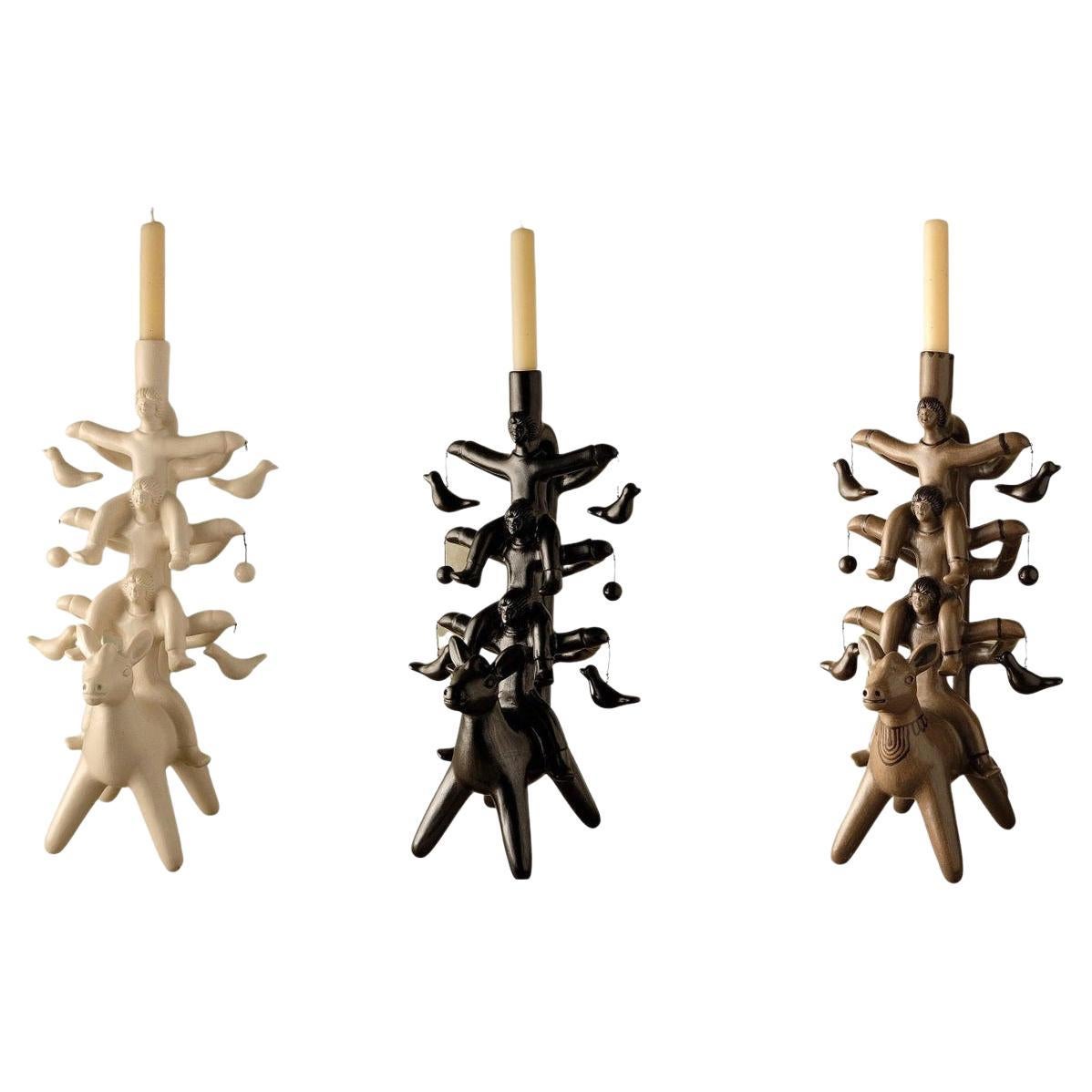 Set of 3 Acatlán Candleholder by Onora