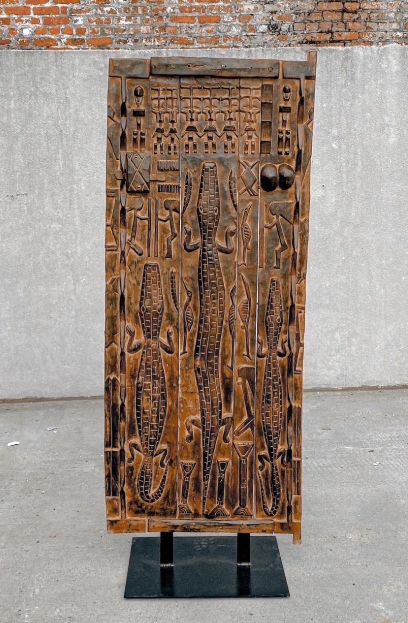 Rustic Set of 3, African Door Sculptures