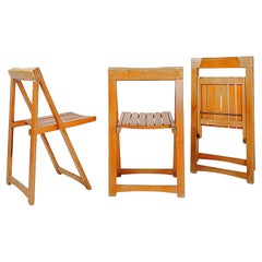 Set of 3 Aldo Jacober & Pierangela d’Aniello ‘Trieste’ folding chairs