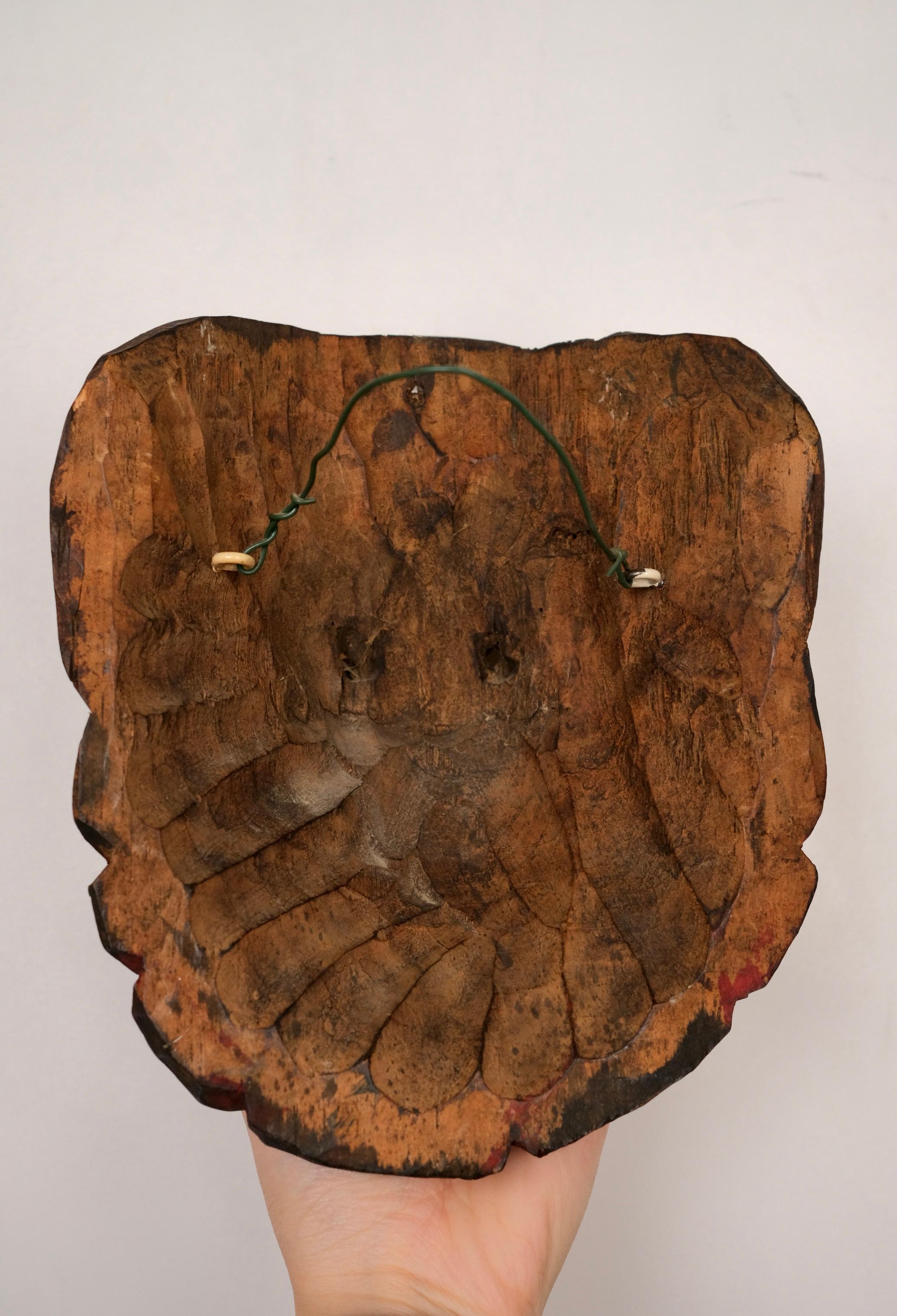 Set of 3 animal masks in wood, Guatemala, 1980s 7