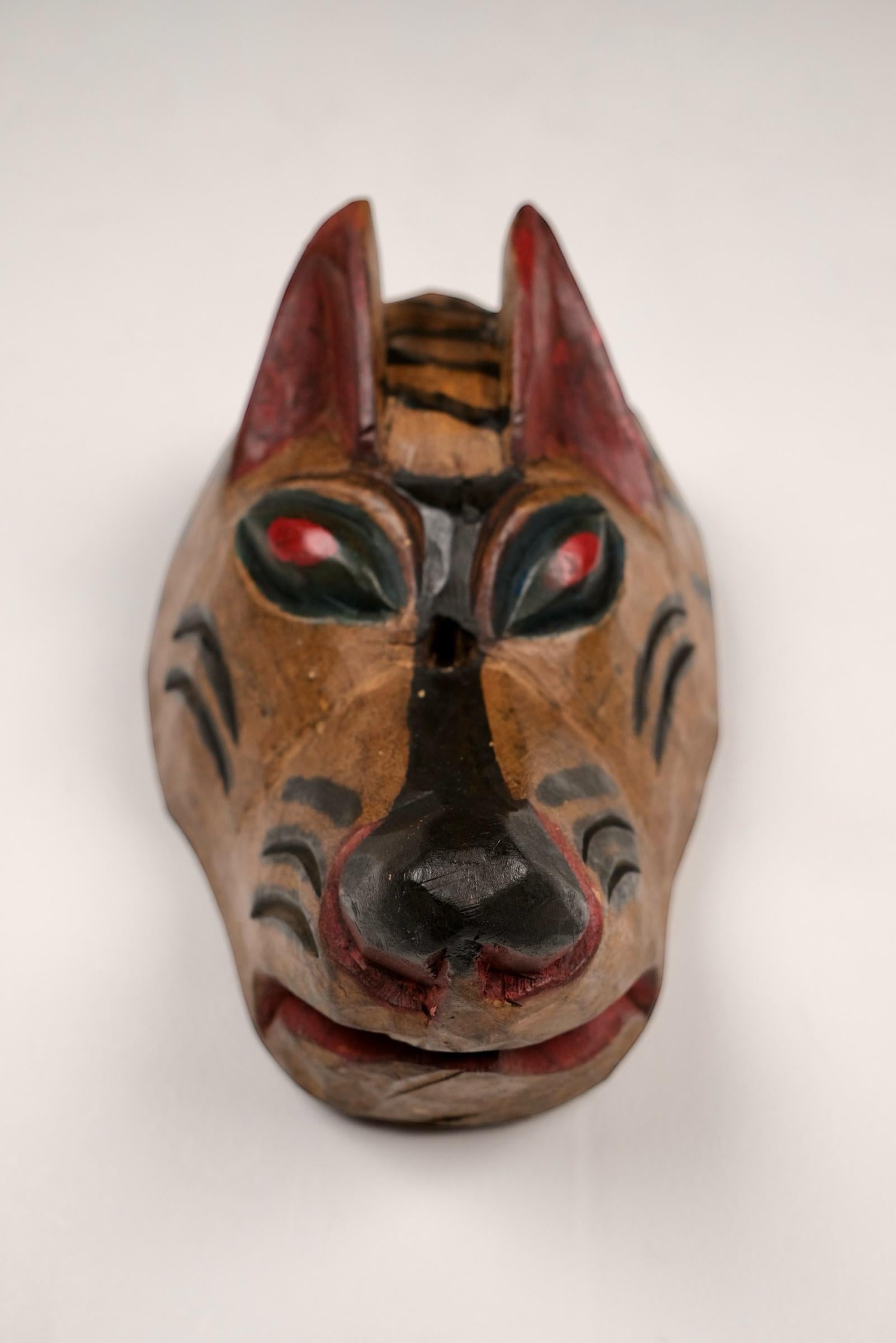 Set of 3 animal masks in wood, Guatemala, 1980s 1