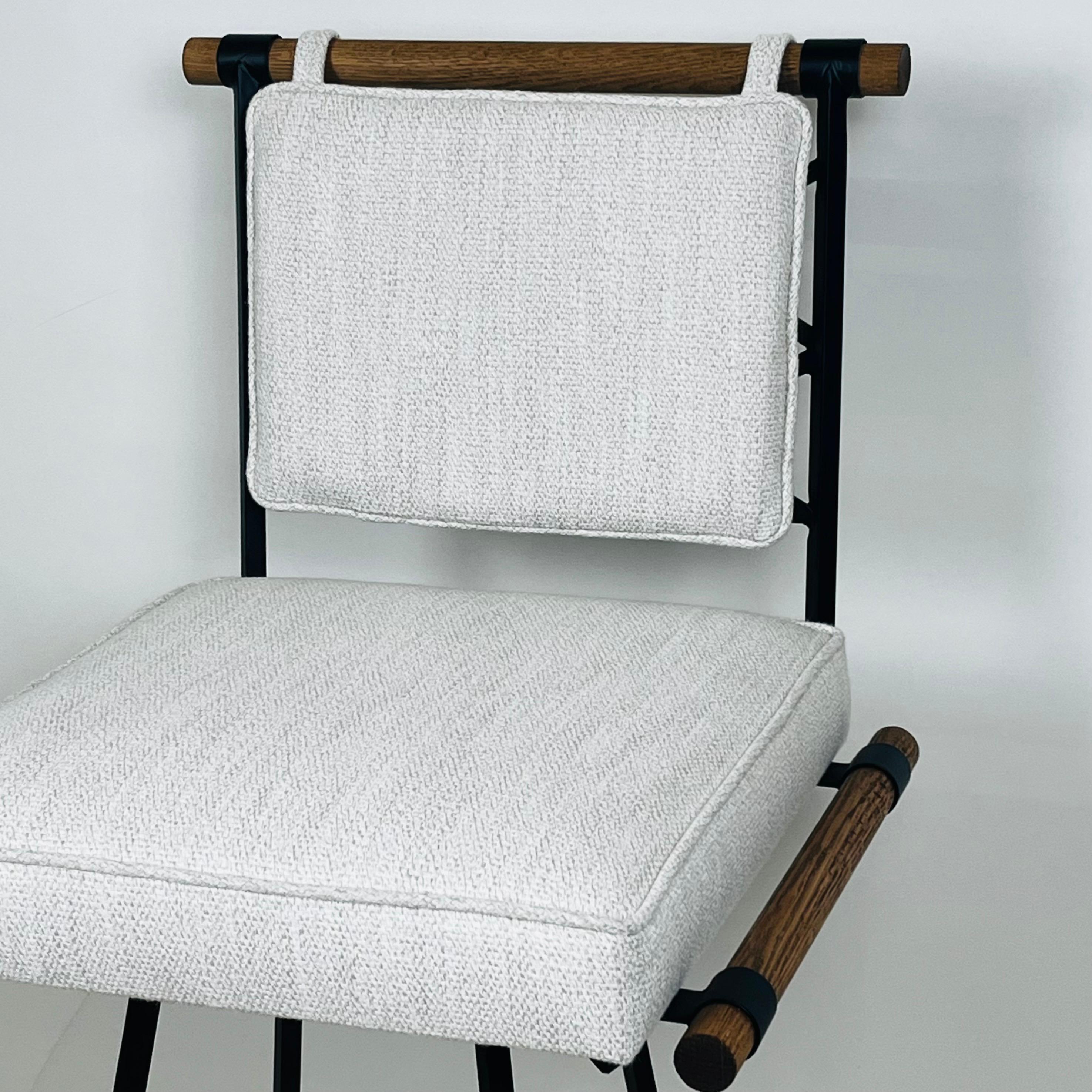 Juego de 3 taburetes de bar giratorios Antibes de Design Frères, en COM Siglo XXI y contemporáneo en venta