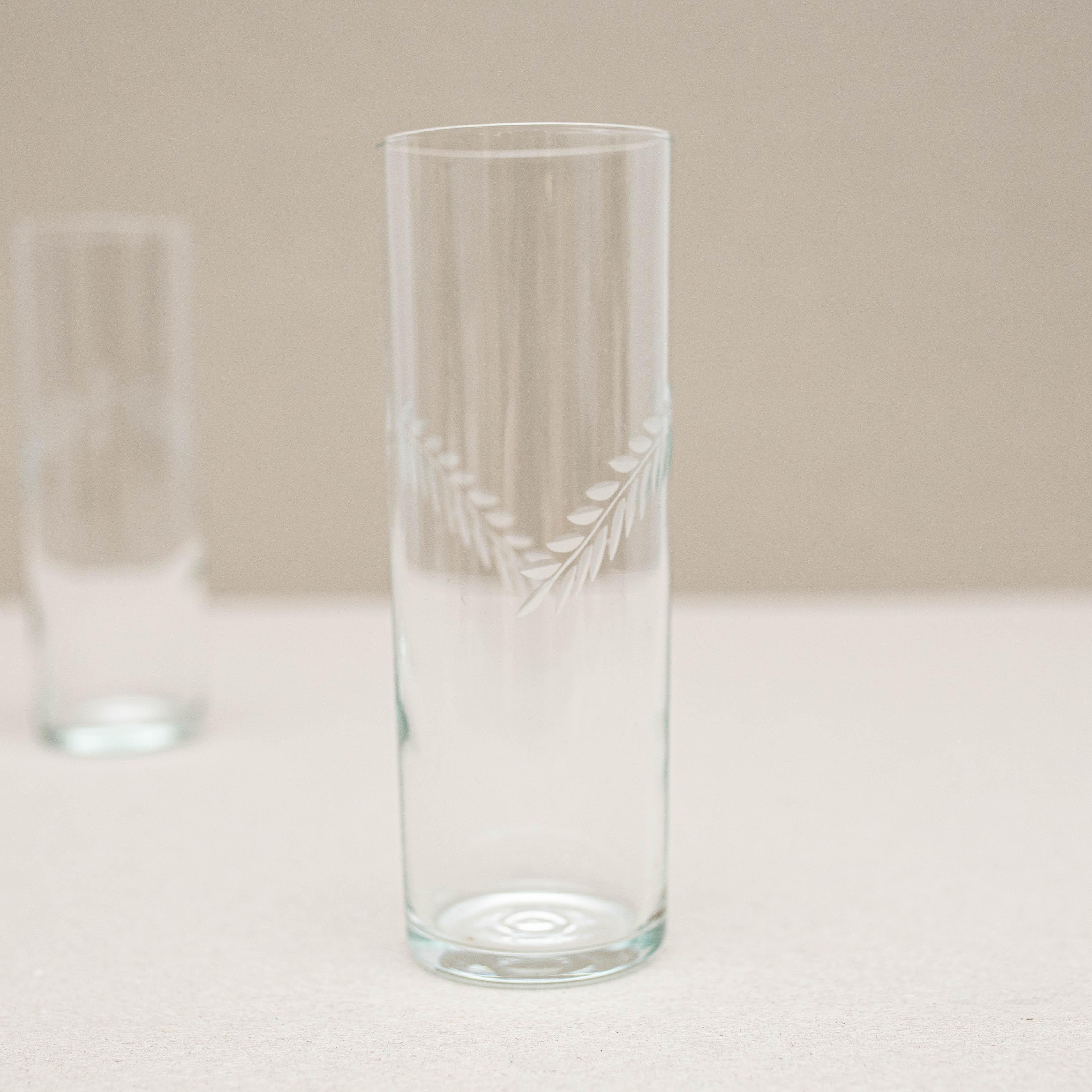 Set of 3 Antique Crystal Glasses, circa 1970 For Sale 5