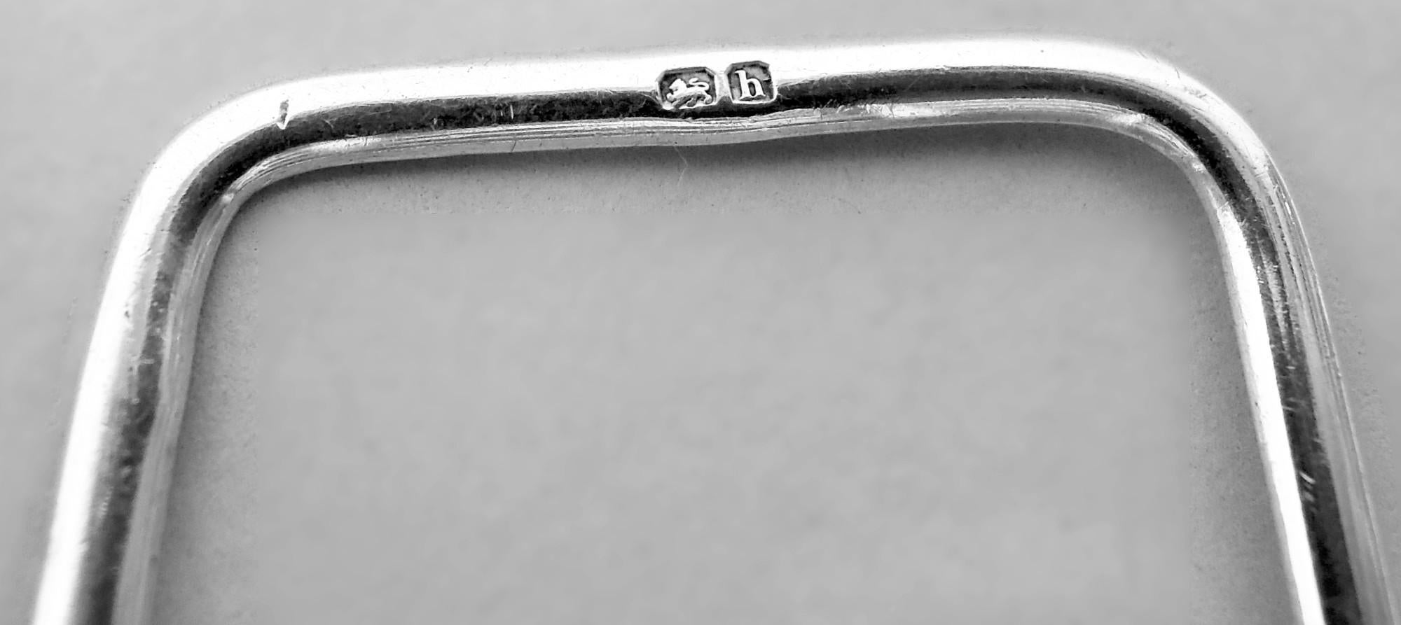 Set of 3 Antique English Edwardian Fox & Gate Place Card Holders im Angebot 3